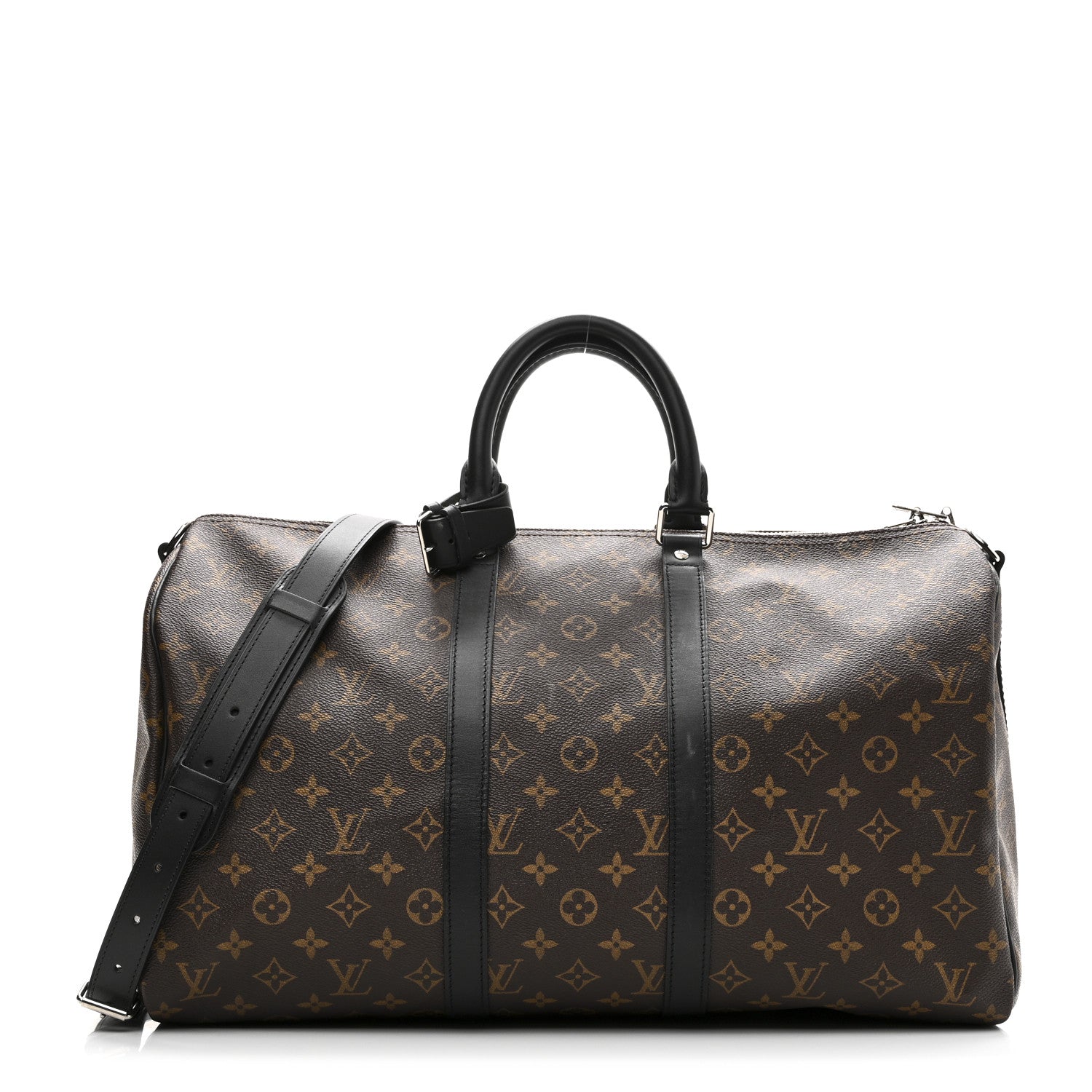 Louis Vuitton Monogram Macassar Keepall Bandouliere 45 1 of 10
