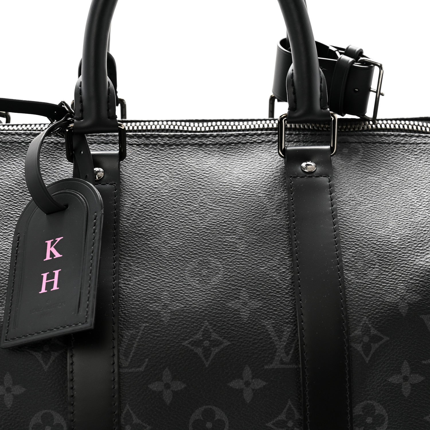 Louis Vuitton Monogram Eclipse Keepall Bandouliere 45 8 of 10