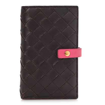 Bottega Veneta Nappa Intrecciato Bifold Zip Wallet Grape Bonbon 1 of 9
