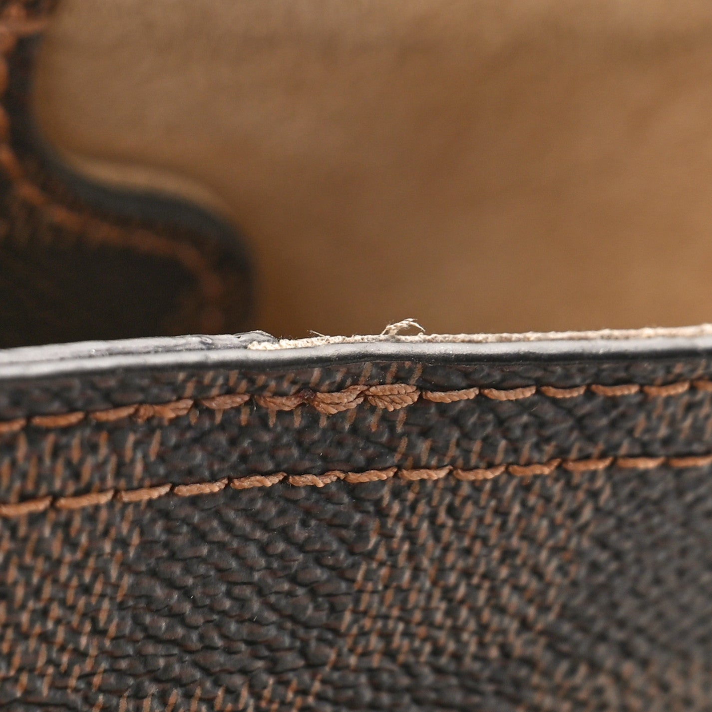 Louis Vuitton Damier Ebene Jersey Creme 10 of 13