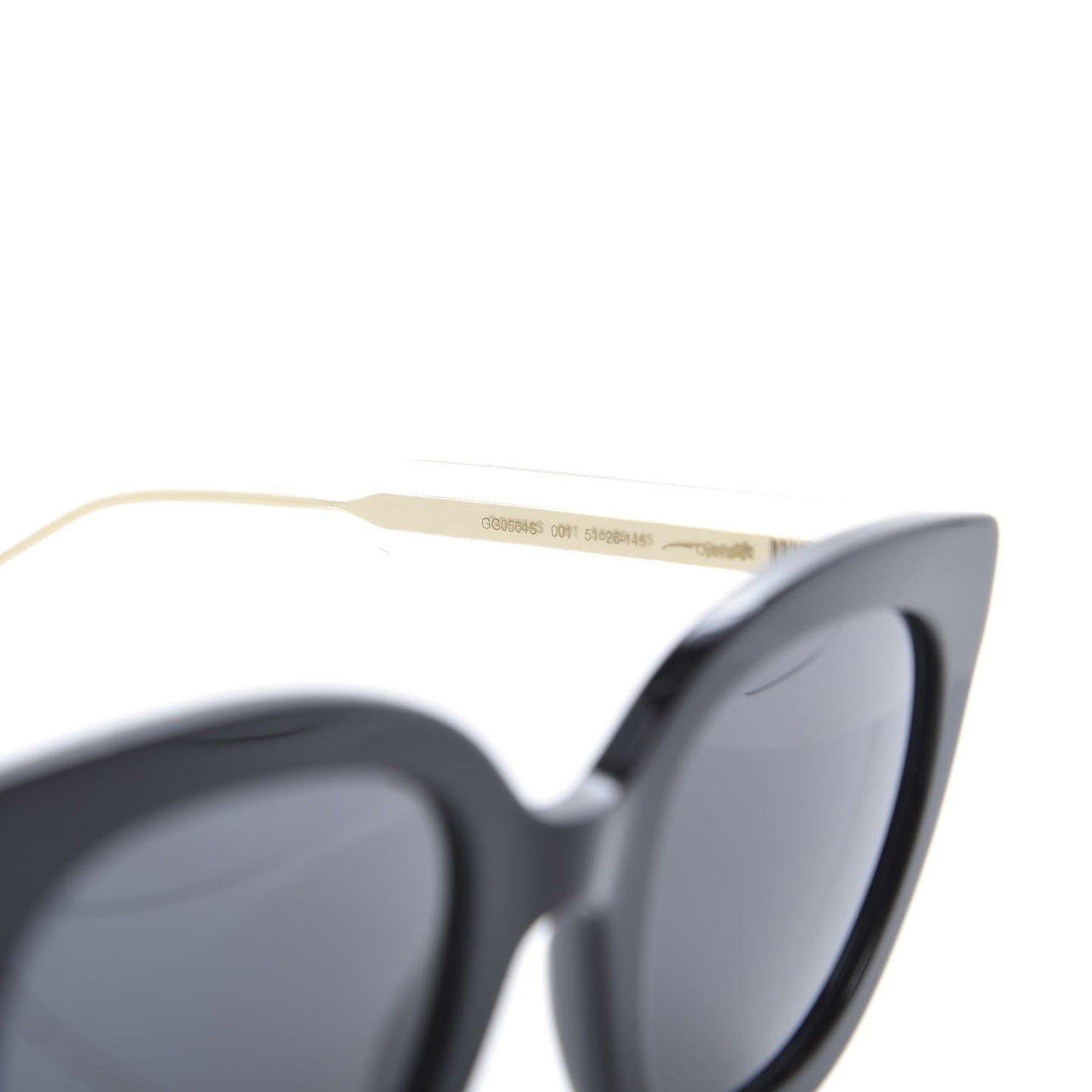 Acetate Crystal Sunglasses GG0564S Black Grey