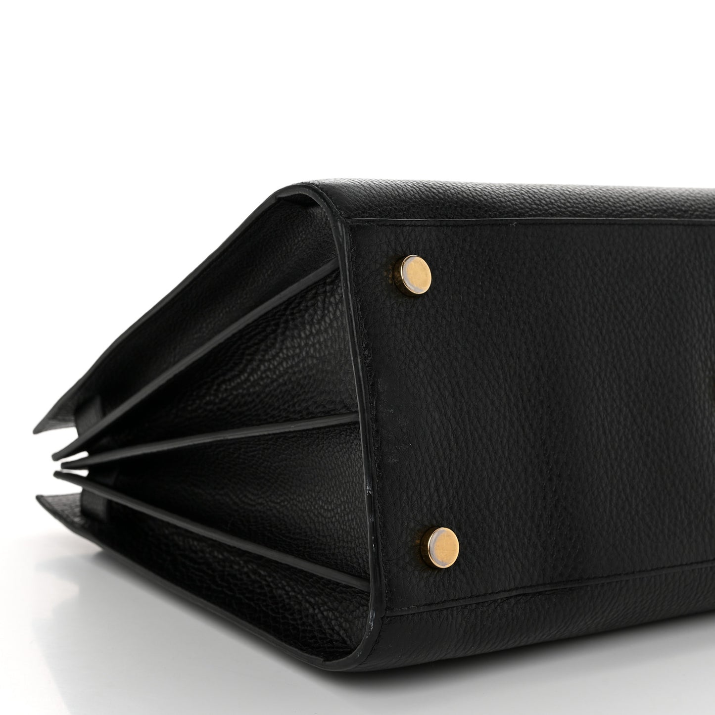 Grained Calfskin Large Sac De Jour Carryall Black