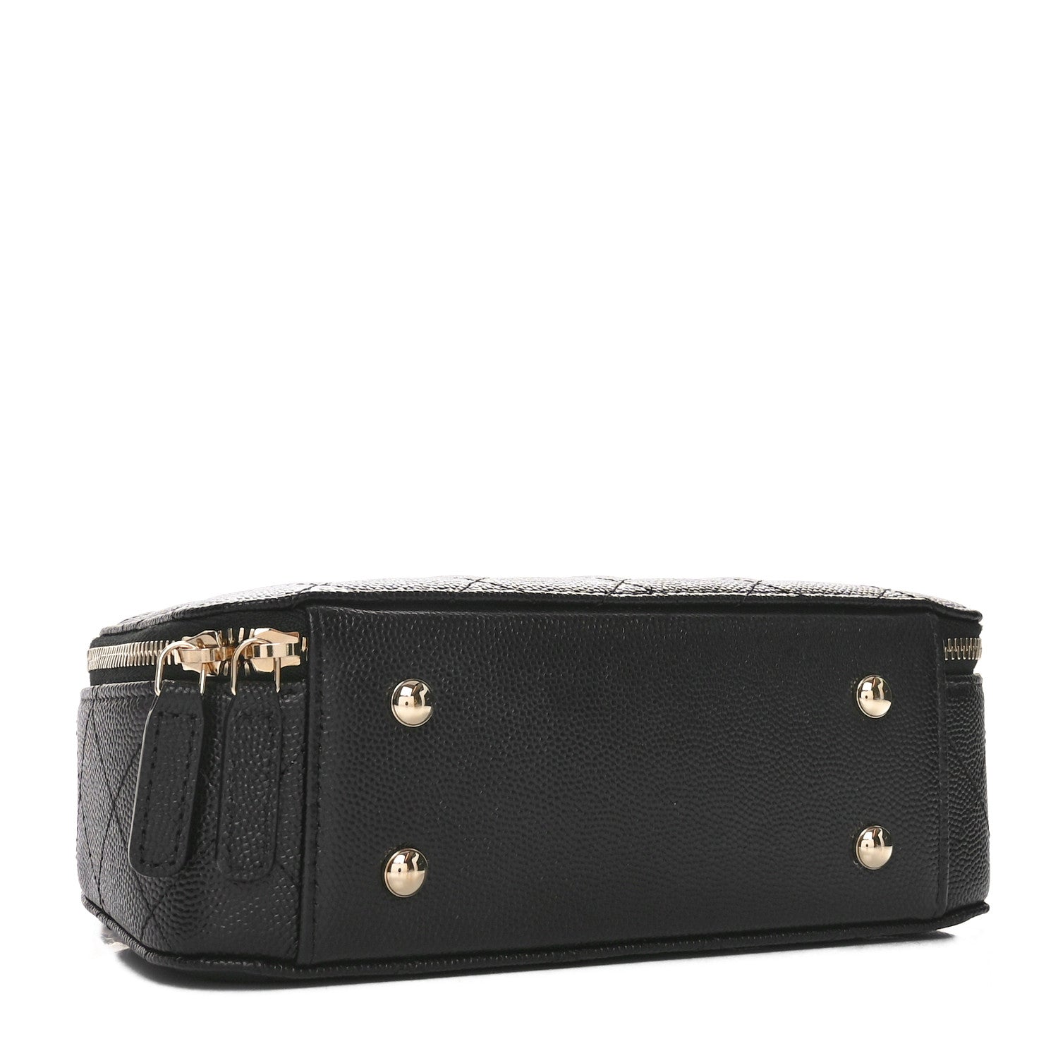 Chanel Caviar Quilted Top Handle Vanity Case Black 4 of 11