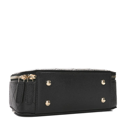Chanel Caviar Quilted Top Handle Vanity Case Black 4 of 11