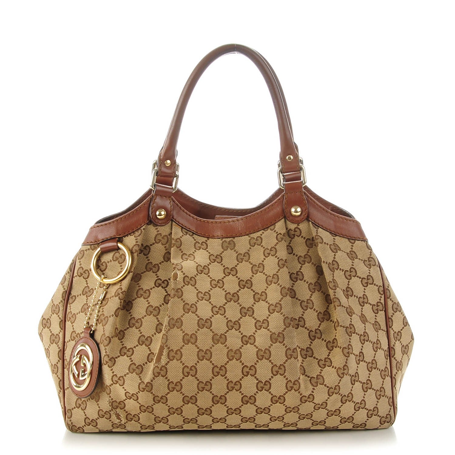 Gucci Monogram Medium Sukey Tote Brown 1 of 14