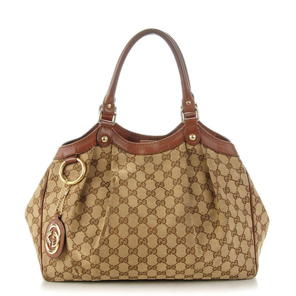 Gucci Monogram Medium Sukey Tote Brown 1 of 14