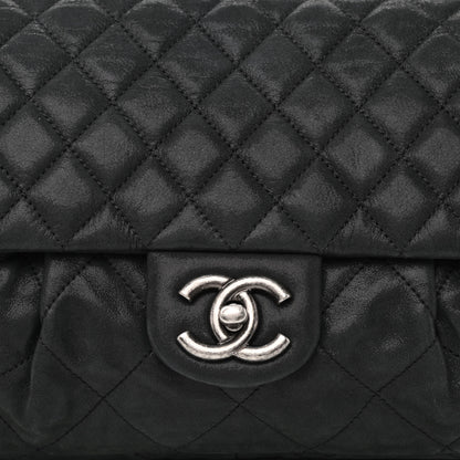 Chanel Iridescent Calfskin Large Chic Quilt Flap Black 8 of 11