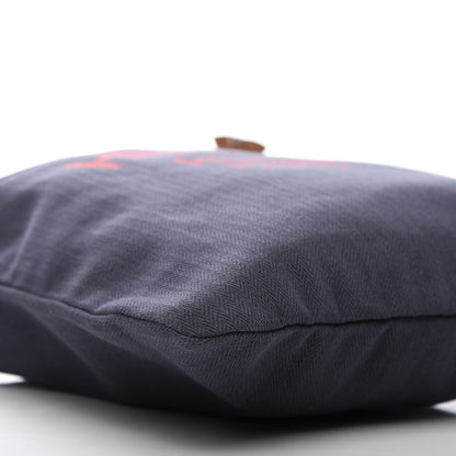 Hermes Canvas Swift Aline Grooming Bag Navy 6 of 8