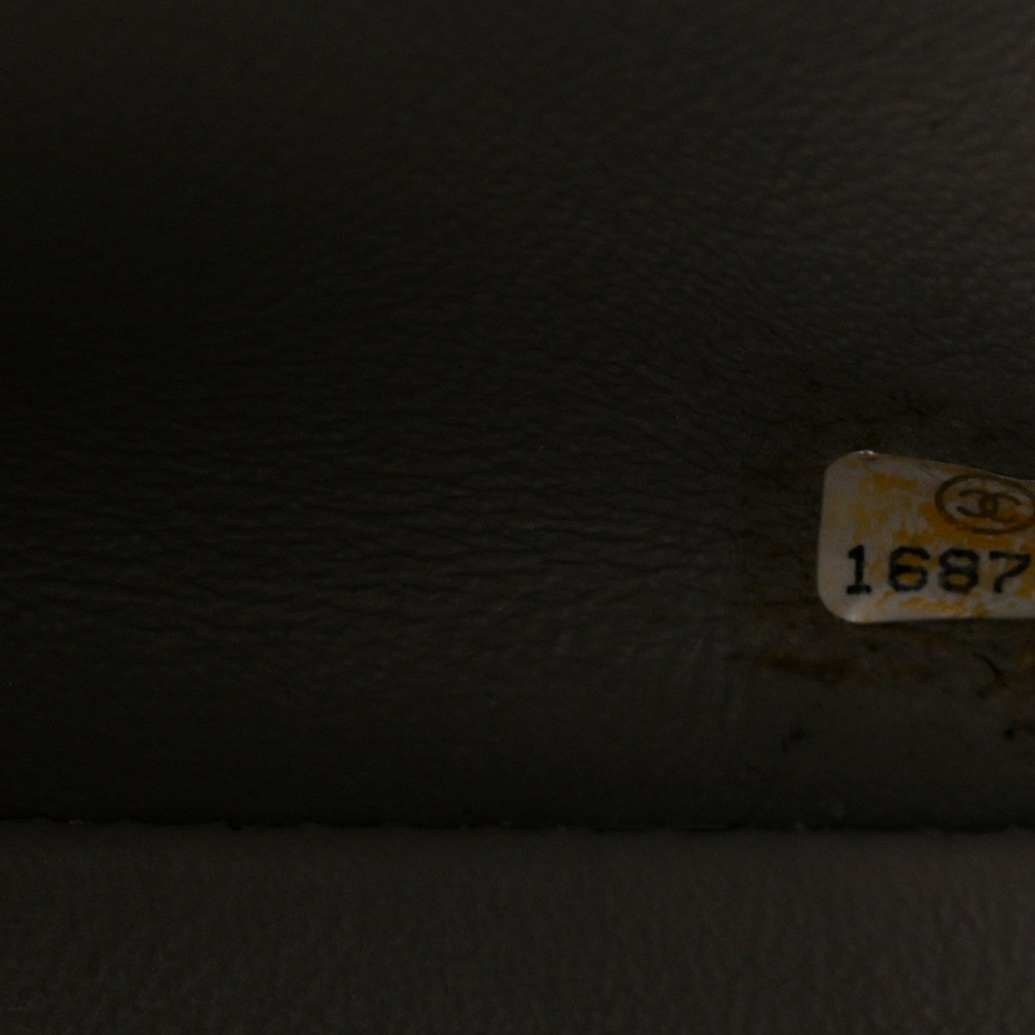 Chanel Striated Patent Quilted Mini Square Flap Beige 7 of 14