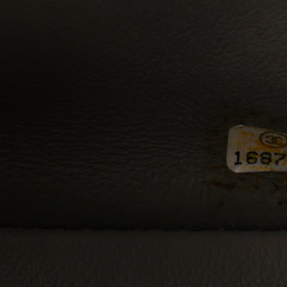 Chanel Striated Patent Quilted Mini Square Flap Beige 7 of 14