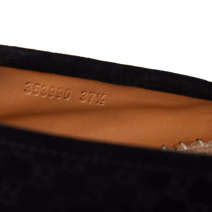 Gucci Suede Microguccissima Espadrilles 37.5 Black 10 of 10