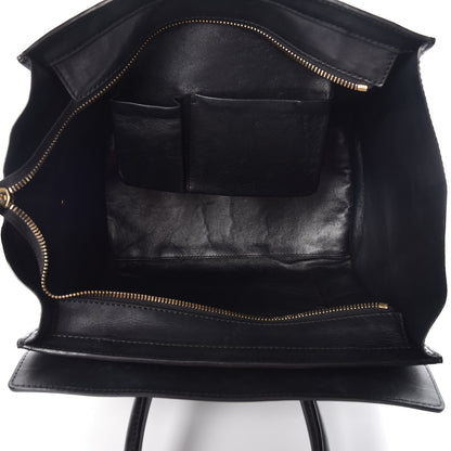 Celine Smooth Calfskin Mini Luggage Black 5 of 12