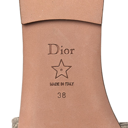 Christian Dior Lurex Romance Embroidered Dway Mules Slide Sandals 38 Metal Multicolor 6 of 9