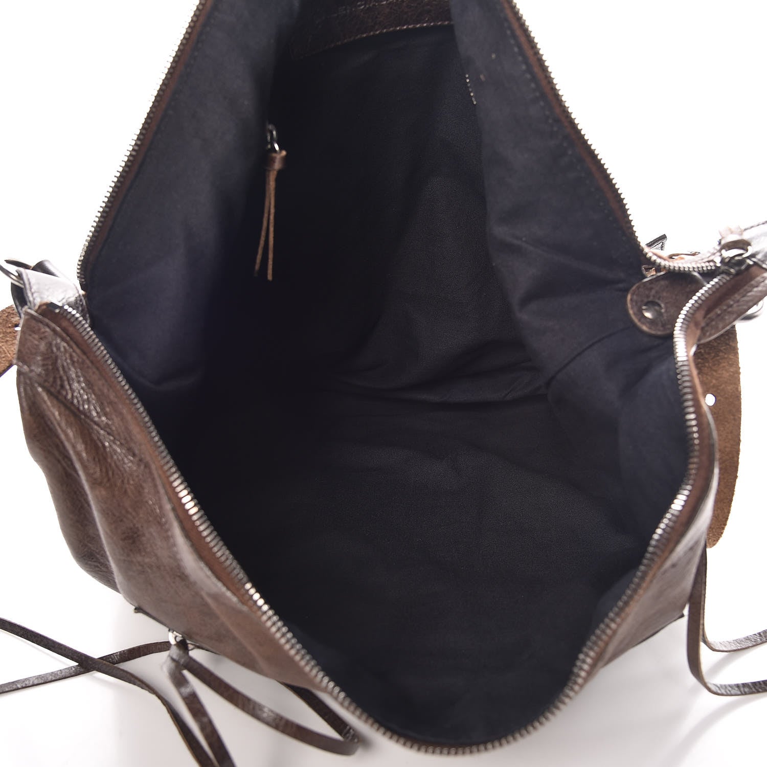 Balenciaga Chevre Classic Silver Hardware Mens Day Messenger Brown 5 of 10