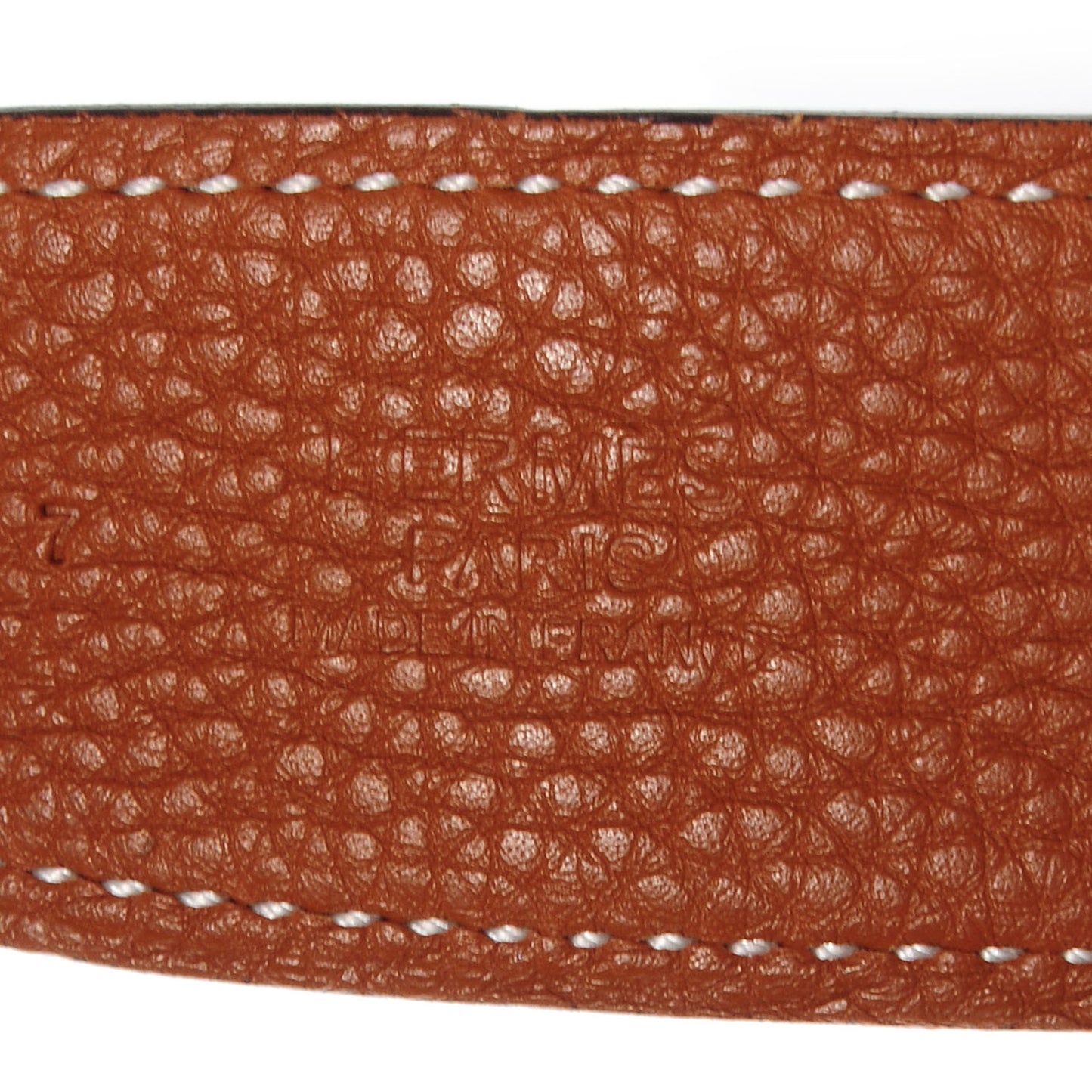 Togo Box Reversible 32mm Belt Strap 90 Gold Noir