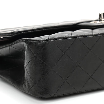 Chanel Lambskin Quilted Medium Double Flap Black 8 of 11