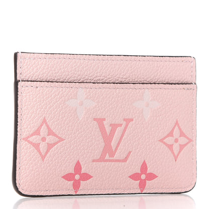 Louis Vuitton Empreinte Monogram Giant By The Pool Card Holder Bouton De Rose 3 of 7