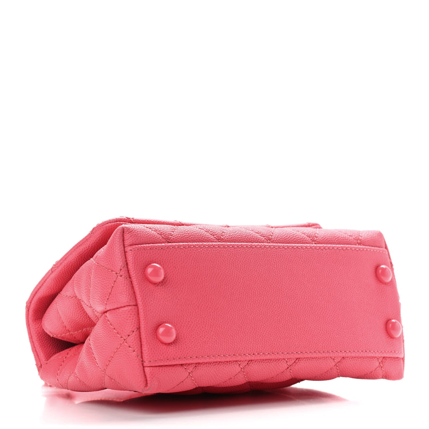 Chanel Caviar Quilted Incognito Extra Mini Coco Handle Flap Pink 4 of 9