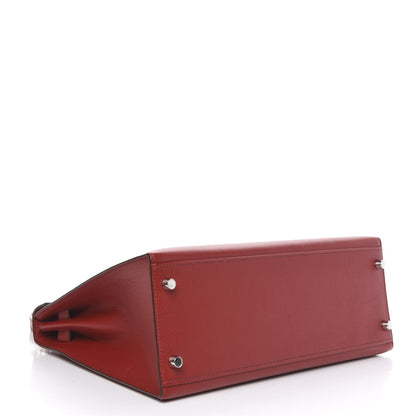 Hermes Epsom Kelly Sellier 32 Rouge Garance 6 of 27