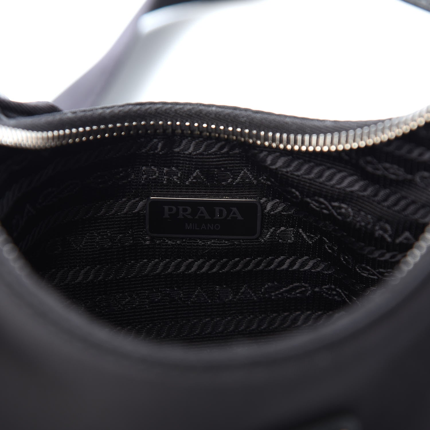 Prada Nylon Re-Edition 2005 Shoulder Bag Black 6 of 8