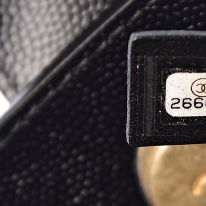 Chanel Caviar Small Studded Deauville Tote Black 8 of 12