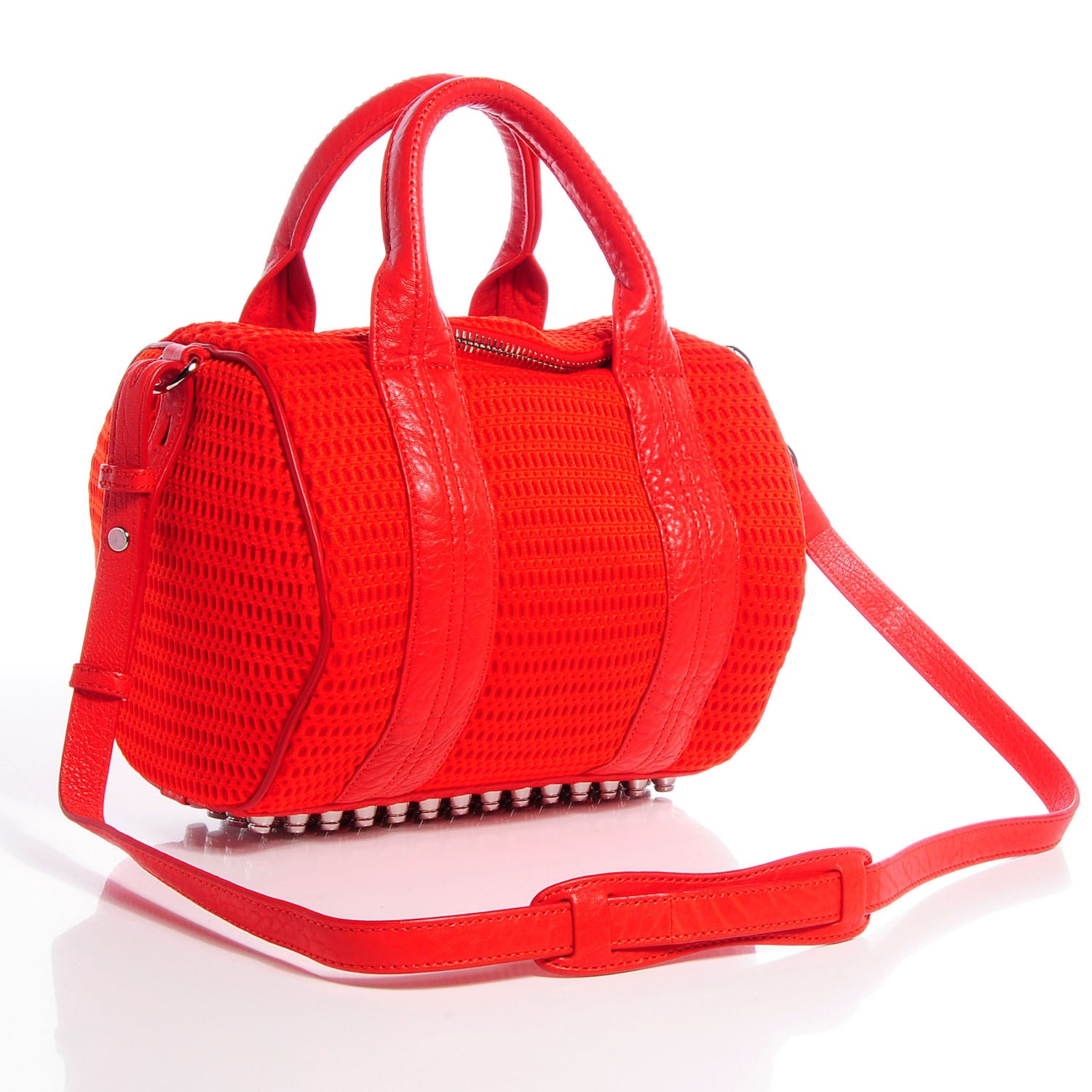 Alexander Wang Mesh Rockie Cola w Rhodium Hardware 3 of 8
