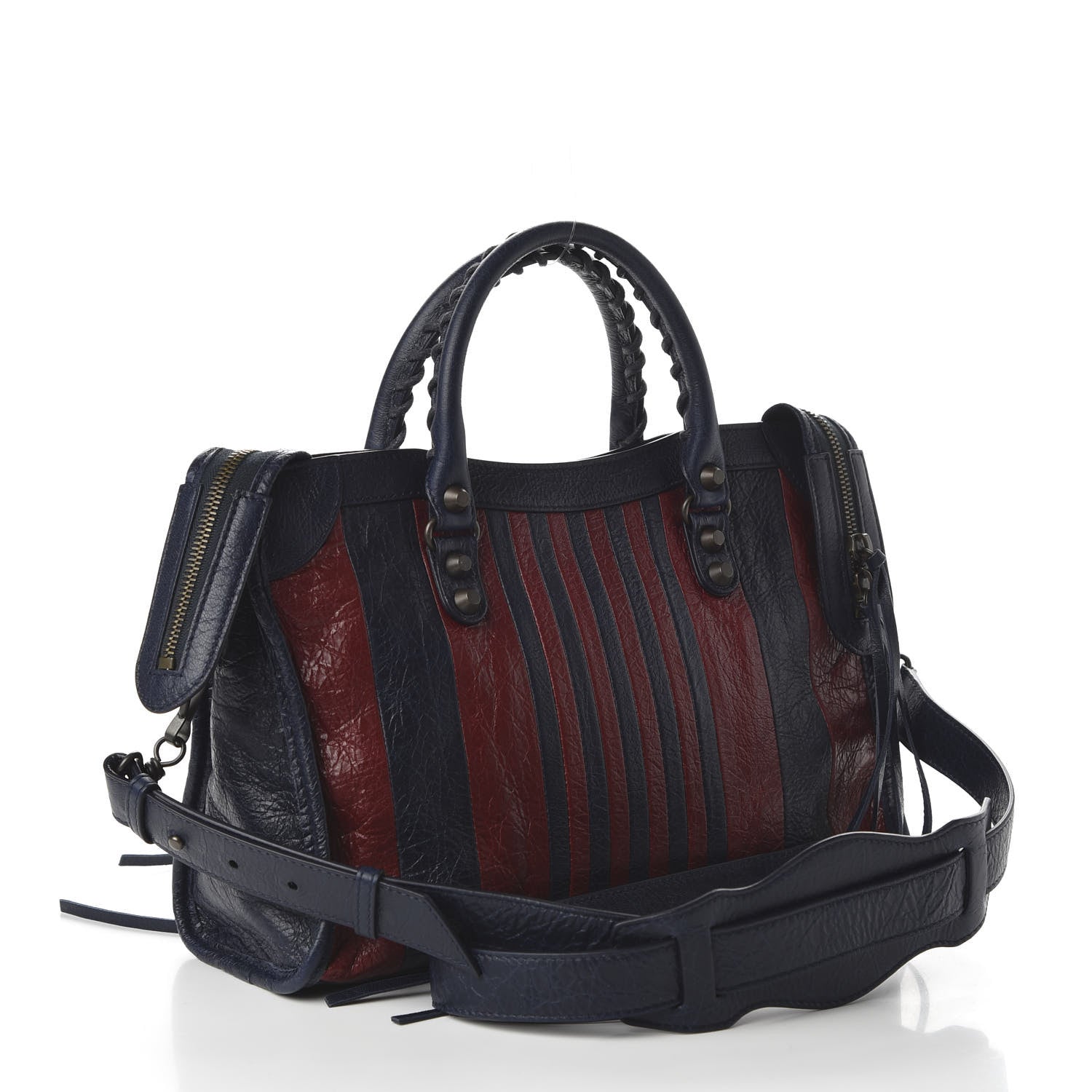 Balenciaga Veau Arena Multicolore Classic Hardware S City Bleu Nuit Rouge 3 of 10