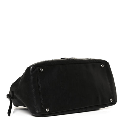Chanel Calfskin Small Diamond Stitch Tote Black 4 of 10