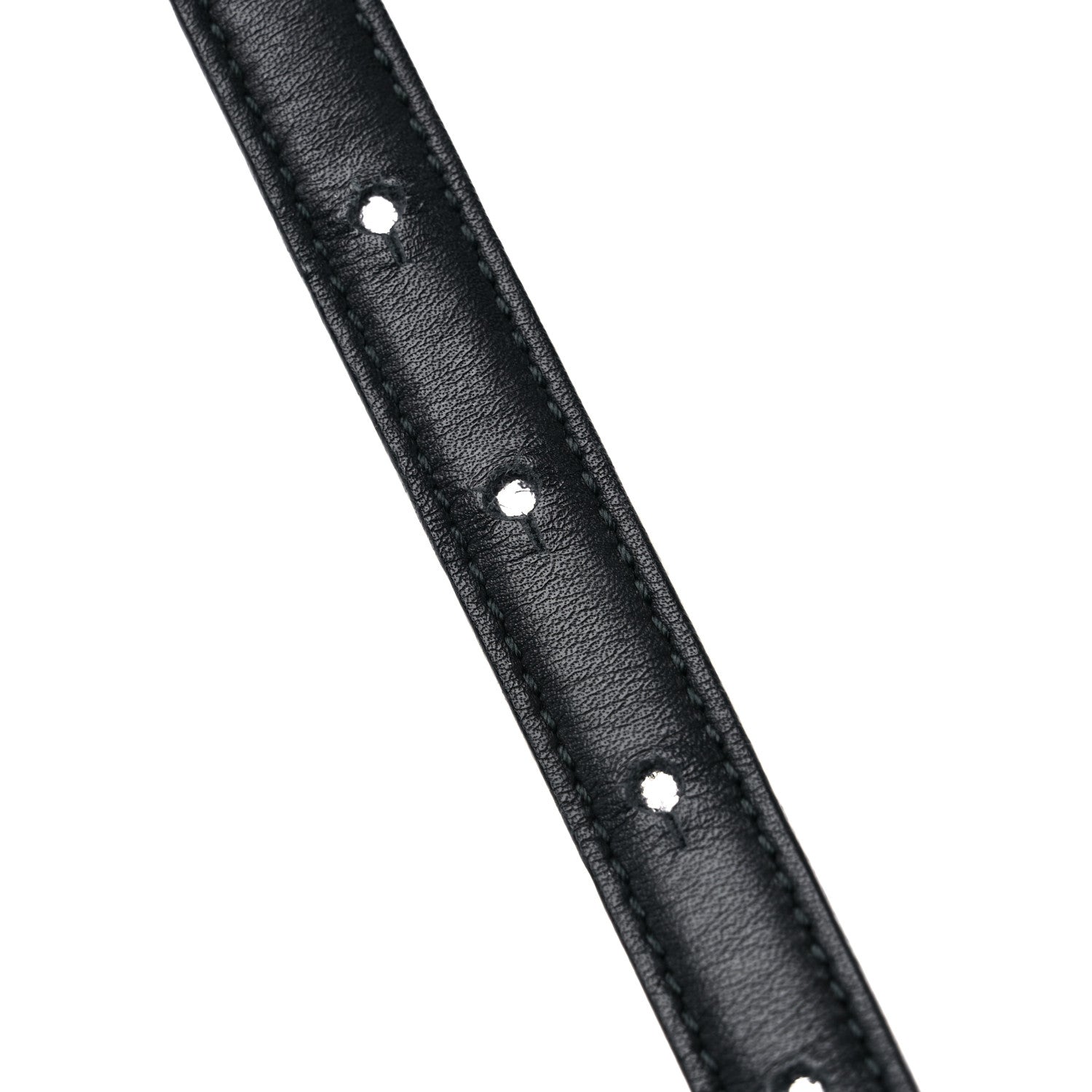 Gucci Moon Calfskin Nickel Interlocking G 20mm Belt 80 32 Black 5 of 7