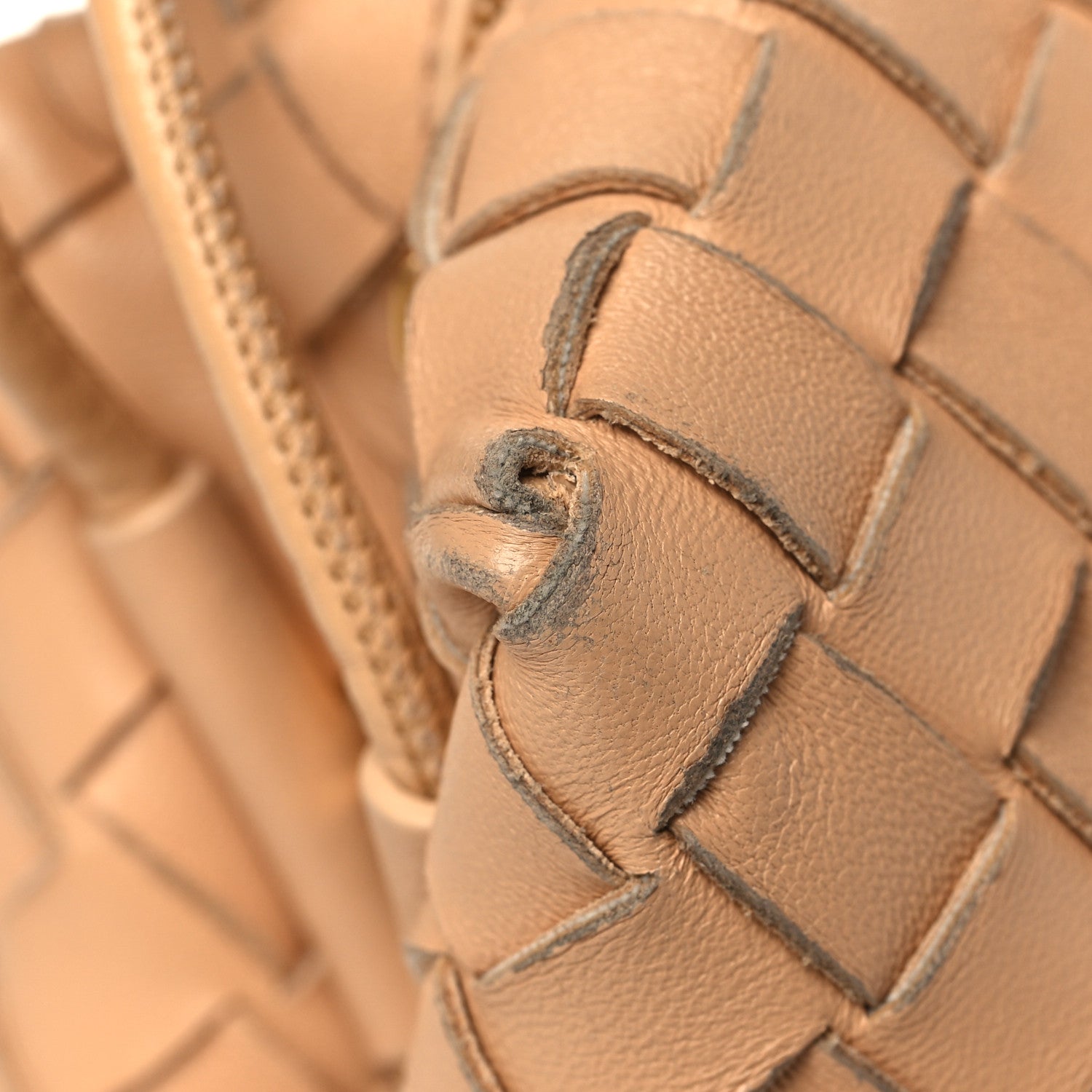 Bottega Veneta Nappa Intrecciato Small Loop Camera Bag Almond 9 of 12