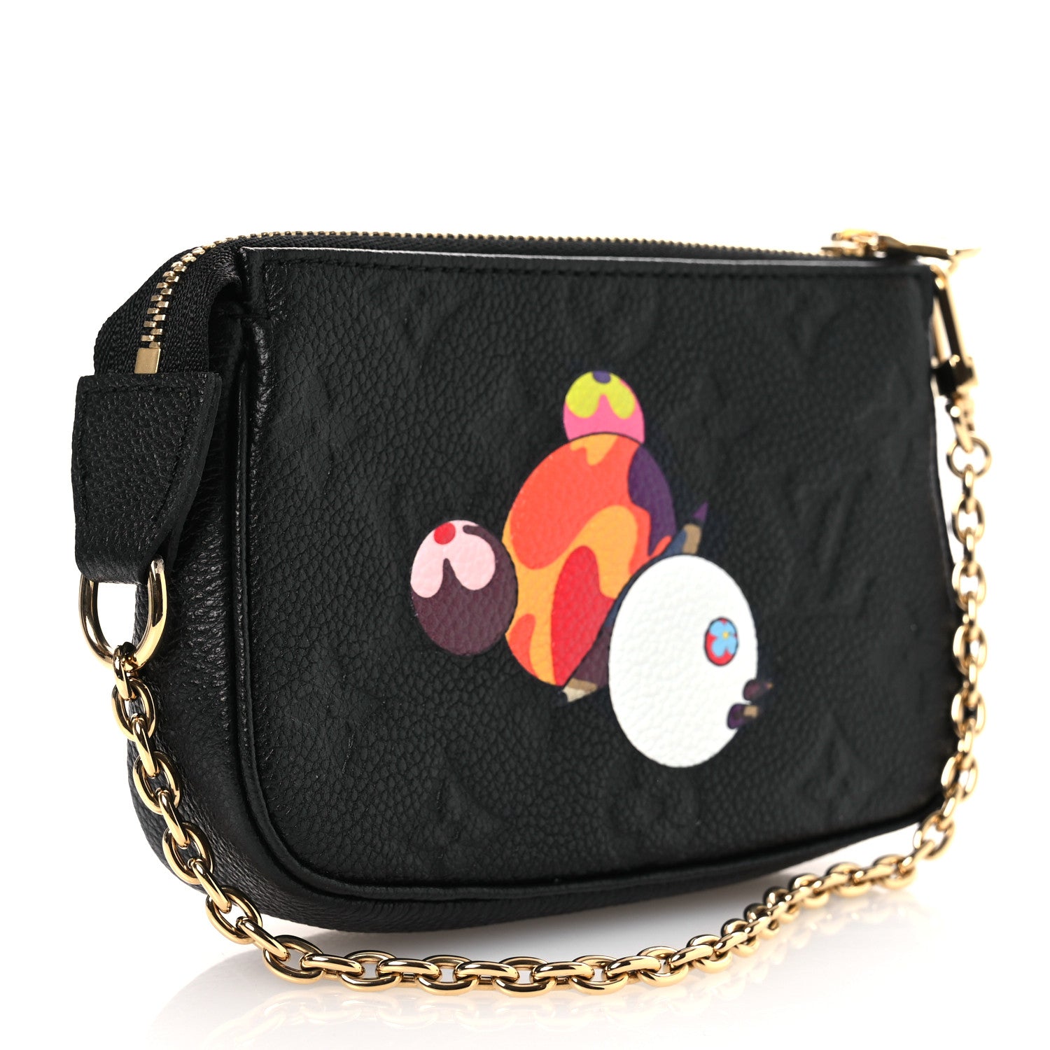 Louis Vuitton LV X TM Empreinte Monogram Mini Pochette Accessories Black Multicolor 3 of 9