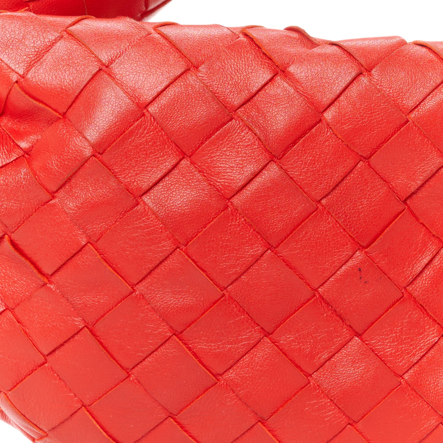 Nappa Intrecciato Mini Jodie Red