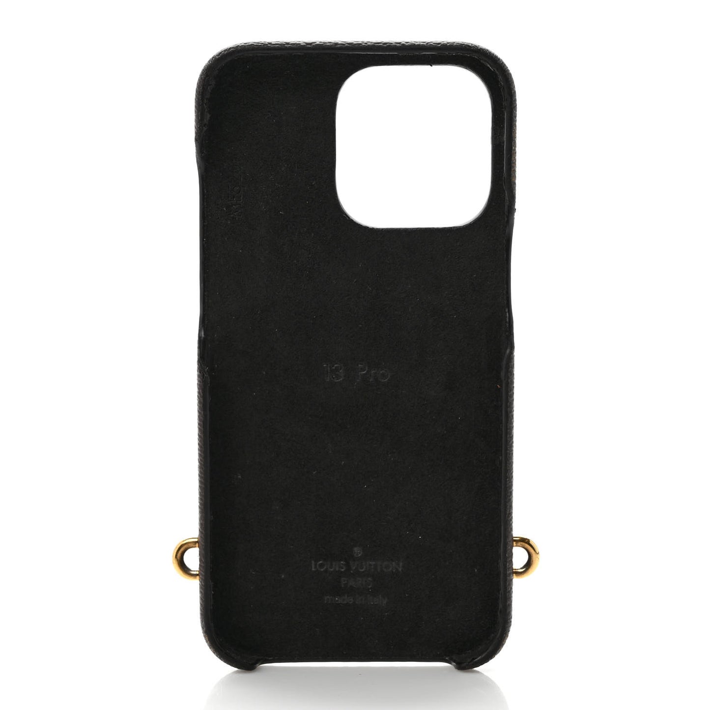 Monogram Bumper On Strap iPhone 13 Black