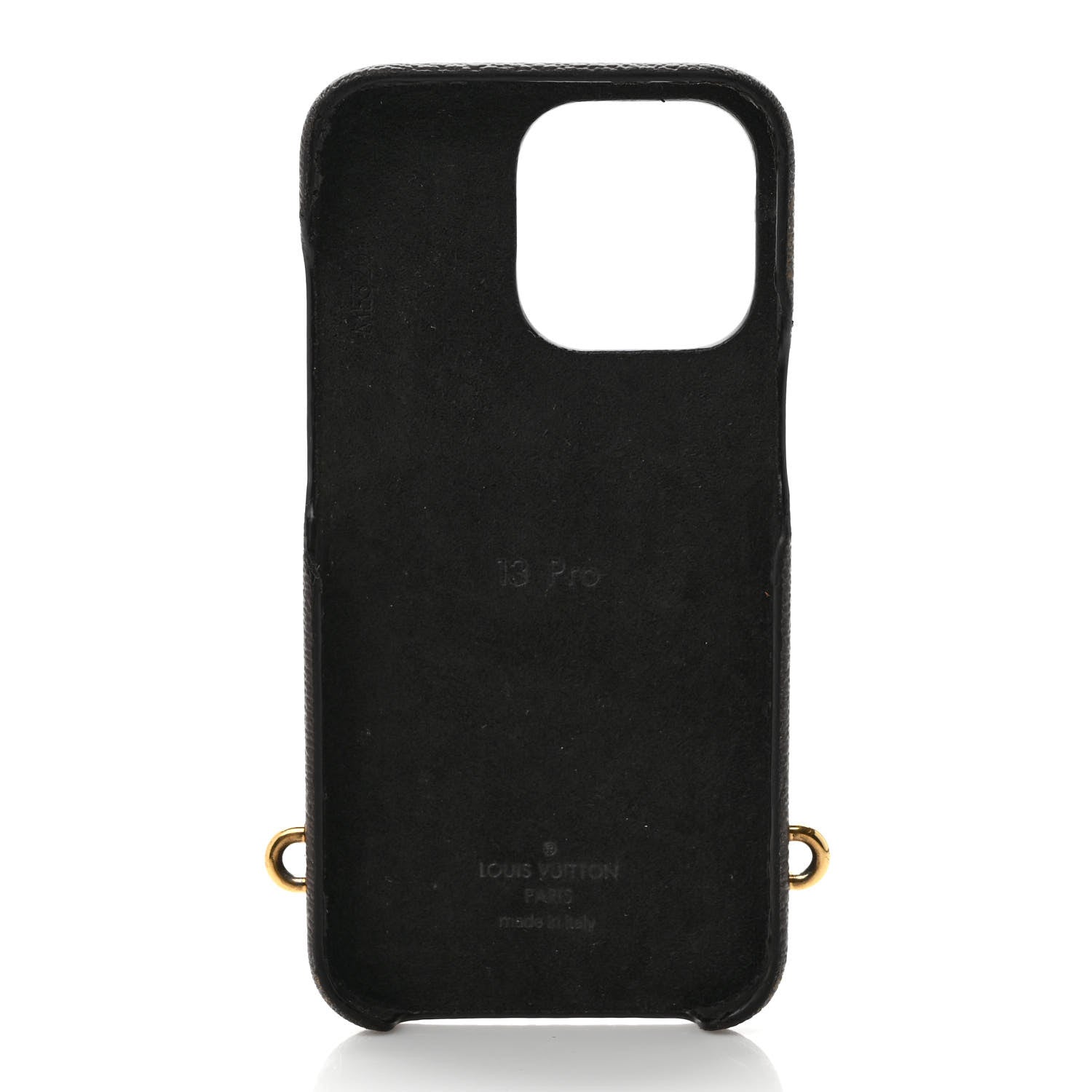 Louis Vuitton Monogram Bumper On Strap iPhone 13 Black 4 of 7