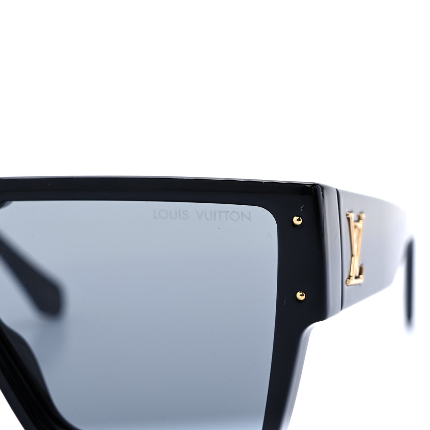 Louis Vuitton Acetate Swarovski Crystal Cyclone Sunglasses Z1578W Black 5 of 8