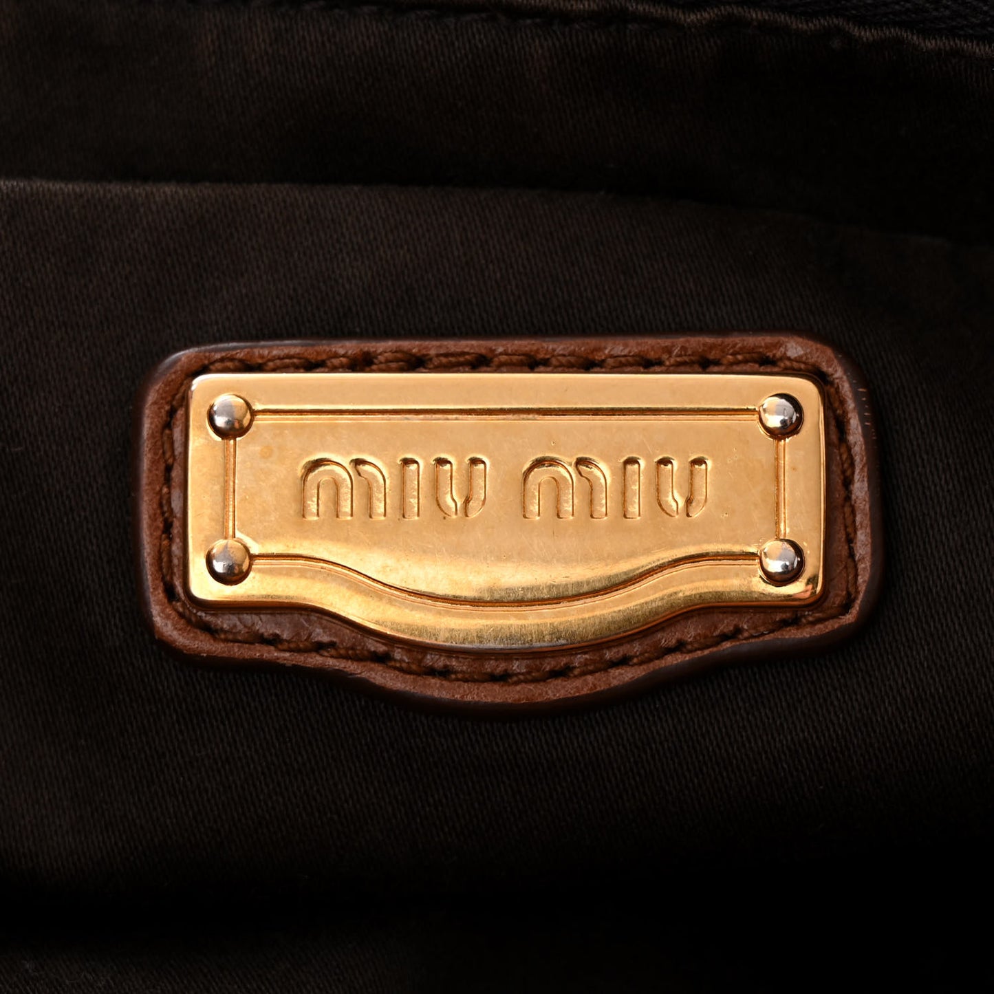 Vitello Lux Bow Bag Brown