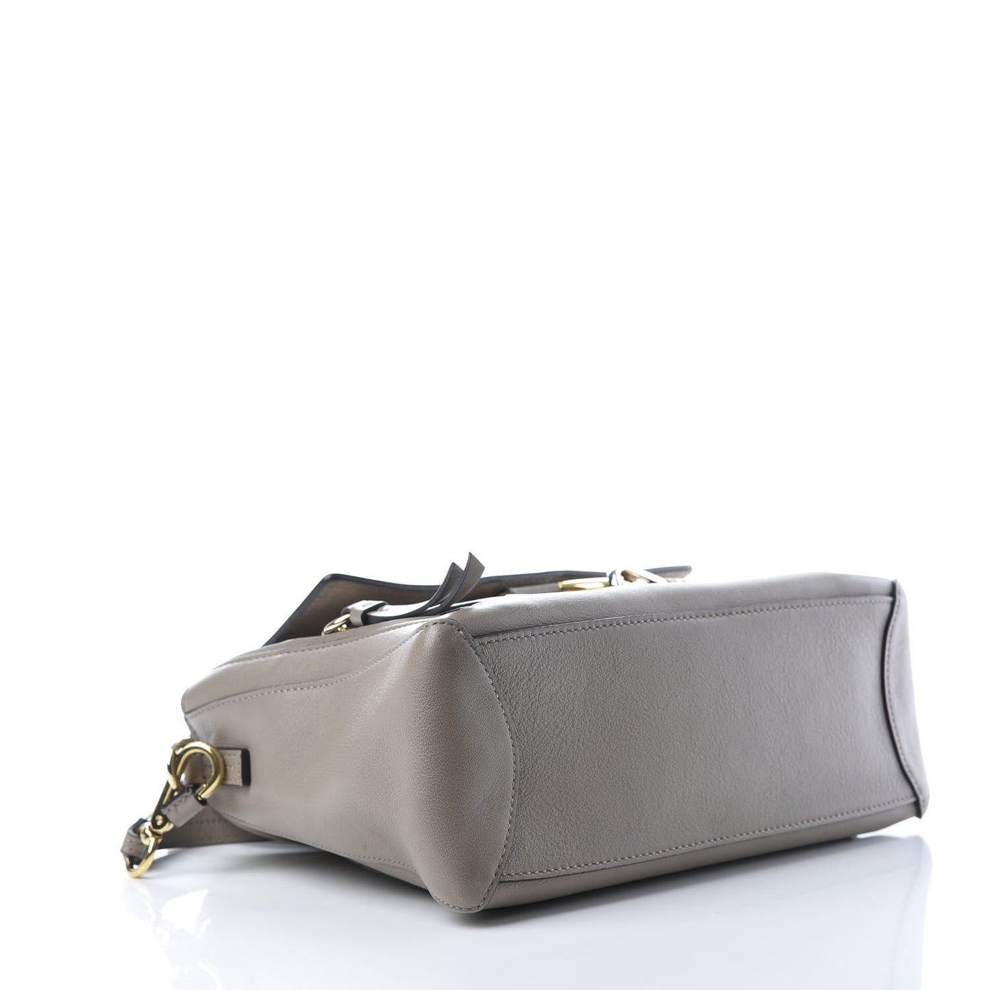 Calfskin Small Faye Day Shoulder Bag Motty Grey
