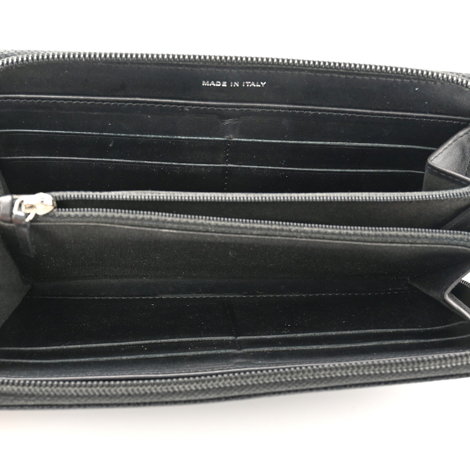 Chanel Caviar Large Timeless CC Zip Around Wallet Black 5 of 8