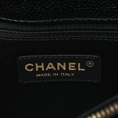 Chanel Caviar Quilted Grand Shopping Tote GST Black 6 of 10