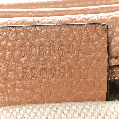 Gucci Pebbled Calfskin Small Soho Disco Bag Camelia 7 of 10