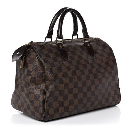 Louis Vuitton Damier Ebene Speedy 30 2 of 9