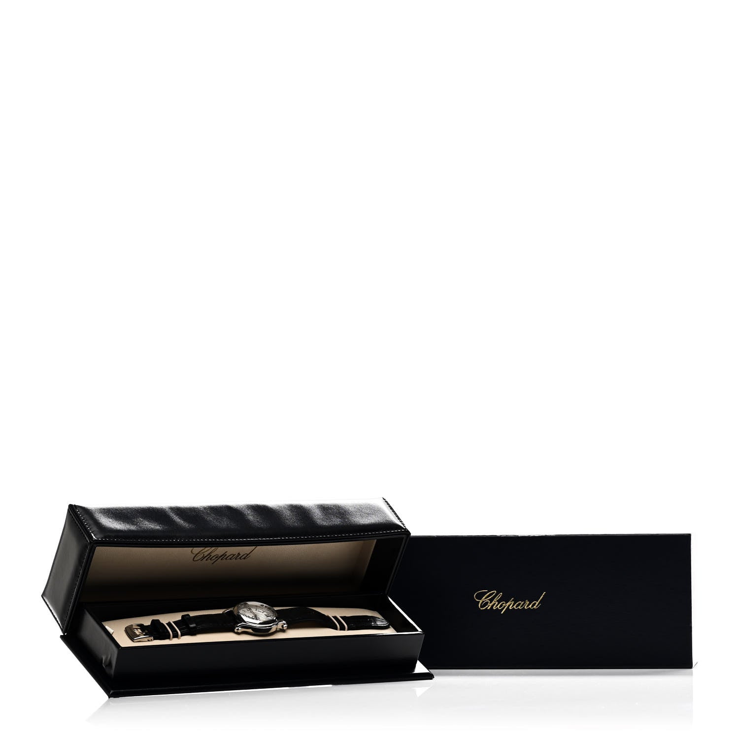 Chopard Stainless Steel Alligator 7 Diamond 36mm Happy Sport Automatic Watch 5 of 5