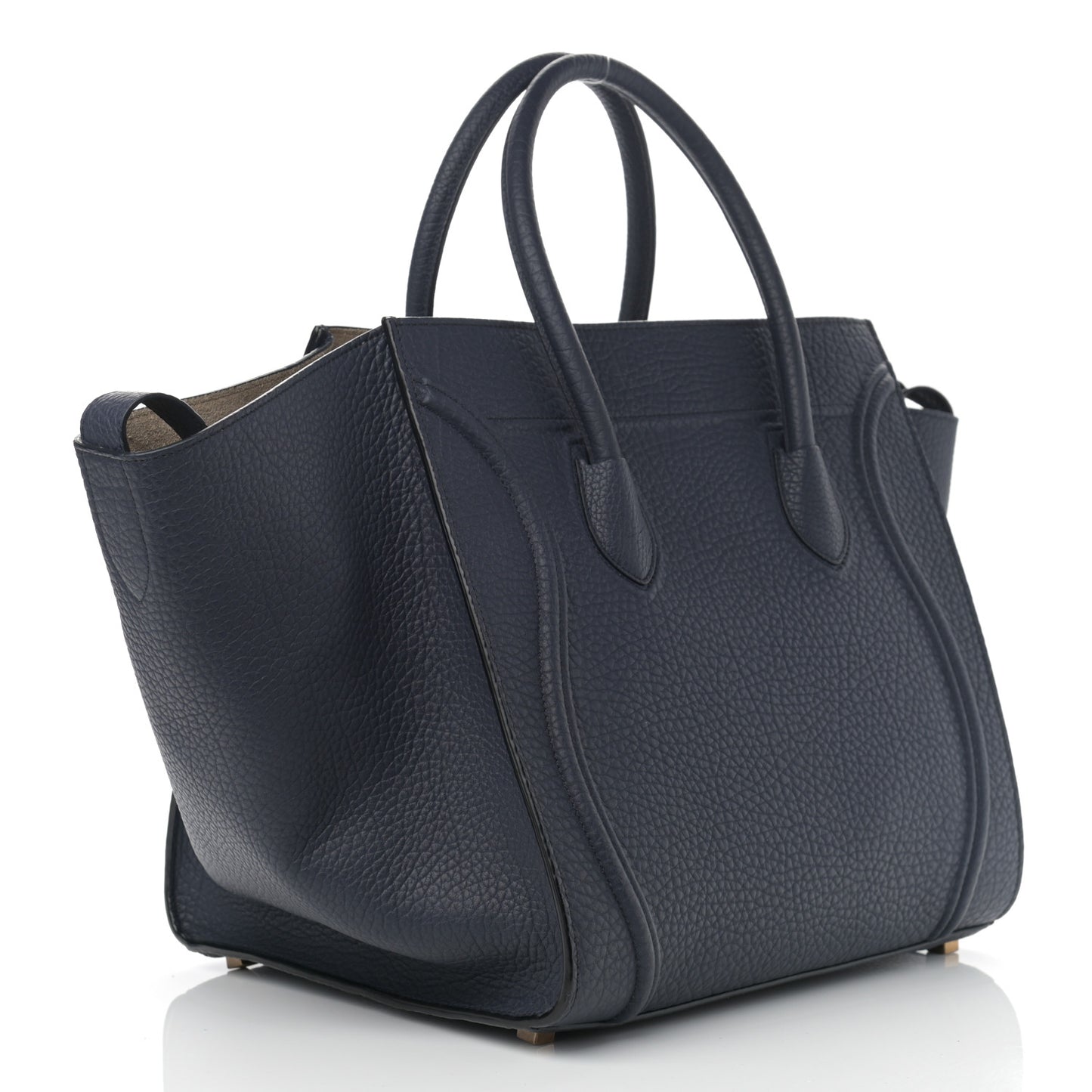 Bullhide Calfskin Medium Phantom Luggage Navy Blue