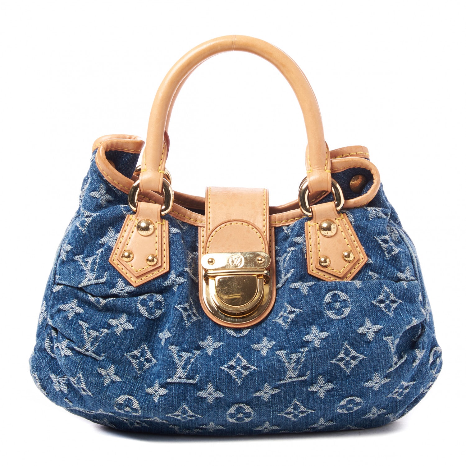 Louis Vuitton Monogram Denim Pleaty Blue 1 of 8