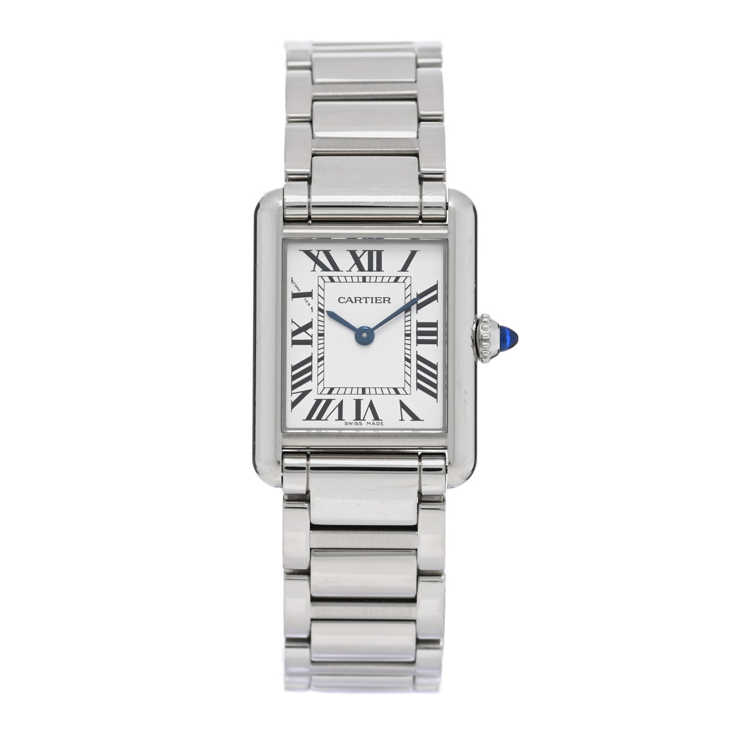 Stainless Steel 22mm Tank Must Quartz Watch