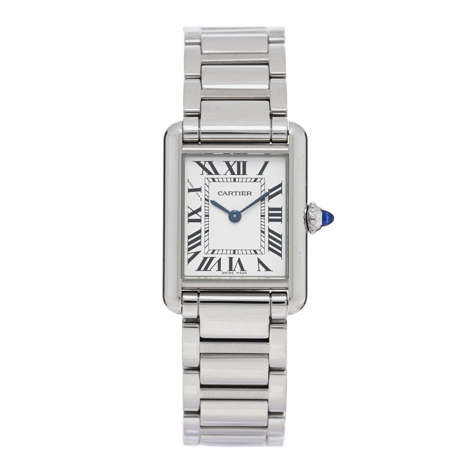 Cartier Stainless Steel 22mm Tank Must Quartz Watch 1 of 4