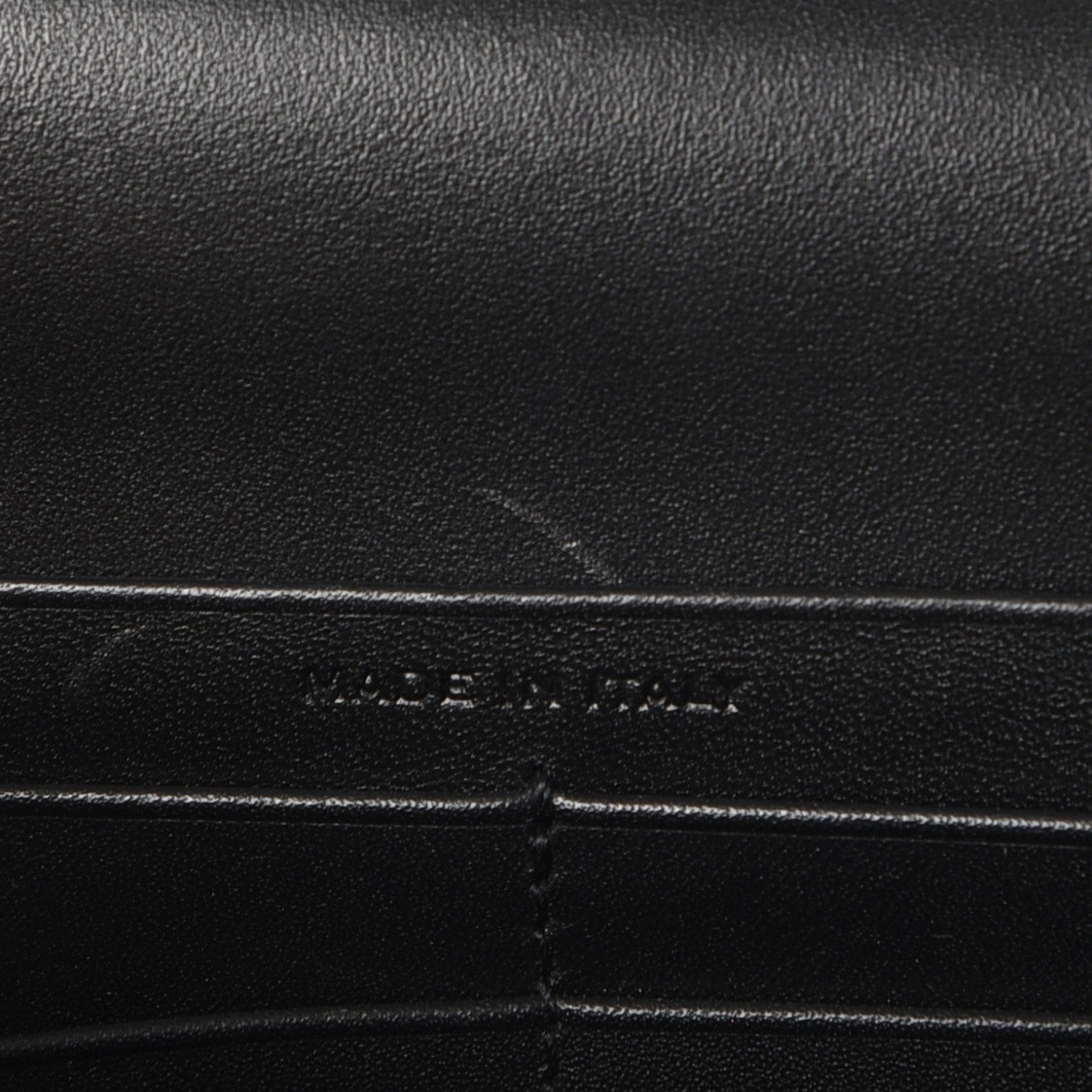 Saint Laurent Smooth Calfskin Classic Monogram Kate Tassel Chain Wallet Black 7 of 9