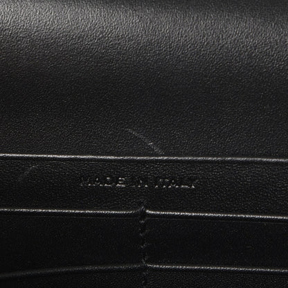 Saint Laurent Smooth Calfskin Classic Monogram Kate Tassel Chain Wallet Black 7 of 9
