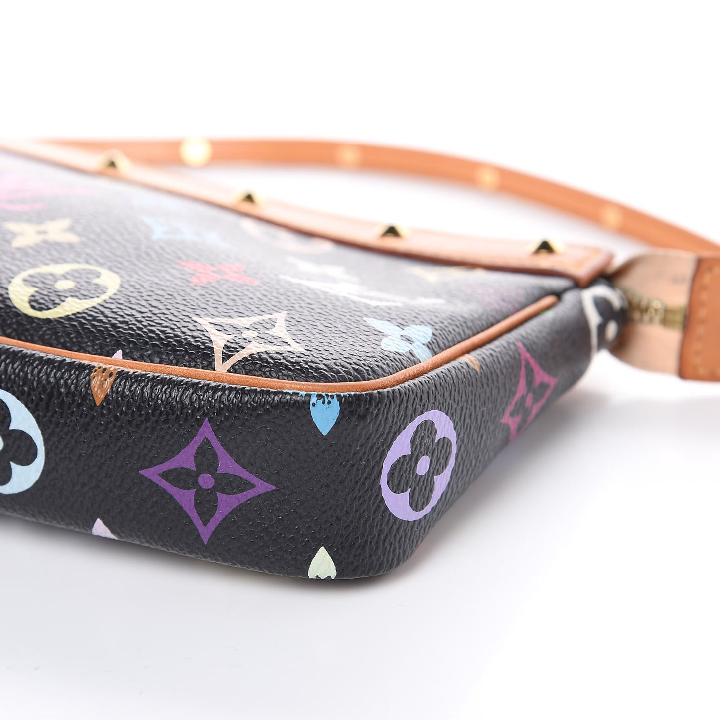 Monogram Multicolor Pochette Accessories Black