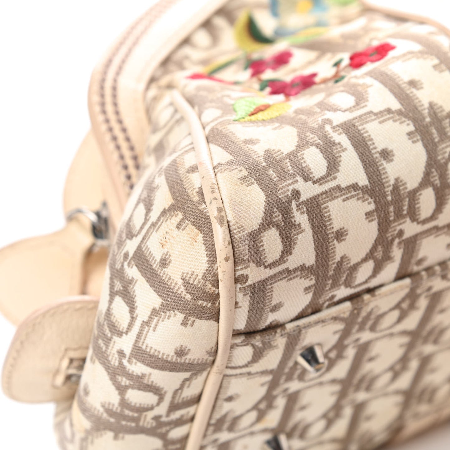 Monogram Vintage Flowers Bowler Beige
